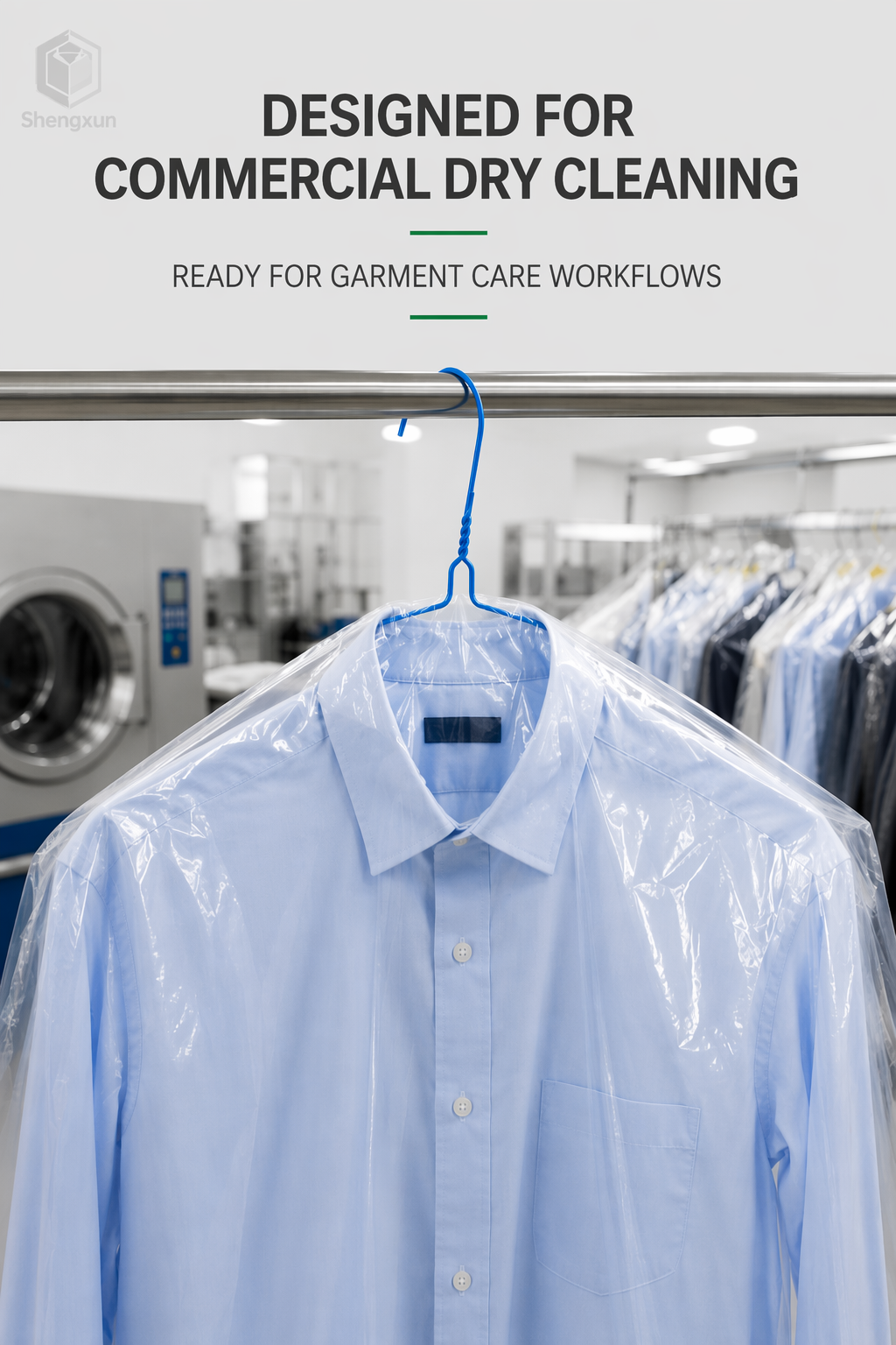 Blue Coated Flat Shoulder Wire Hanger product view 9