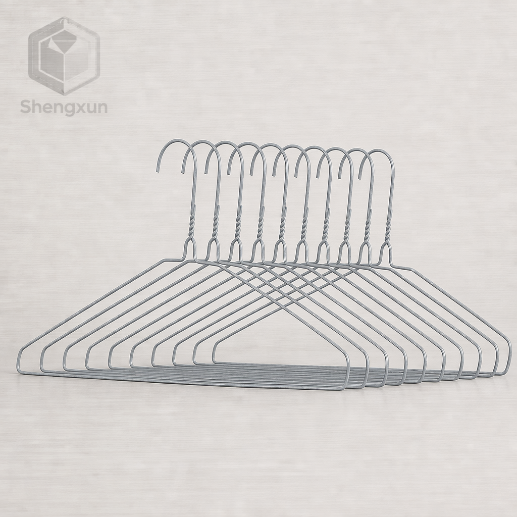 Galvanized Flat Shoulder Wire Hanger product view 1