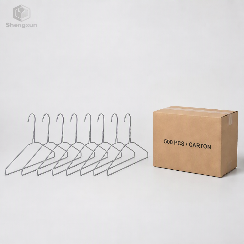 Galvanized Flat Shoulder Wire Hanger product view 5