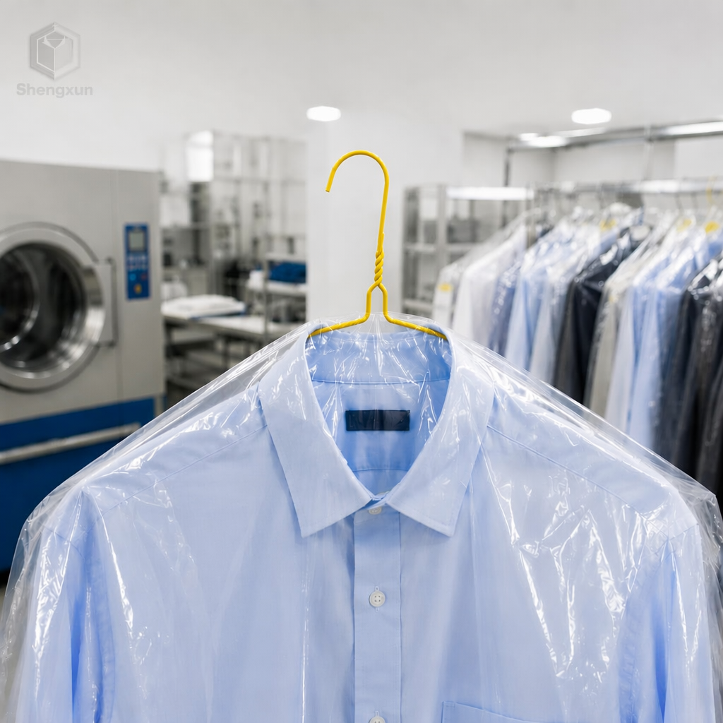 Yellow Coated Flat Shoulder Wire Hanger product view 3